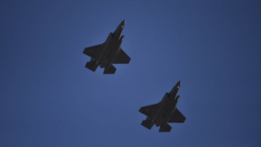US F-35 Lightning jets fly in UAE aerospace (Picture: US Air Force).