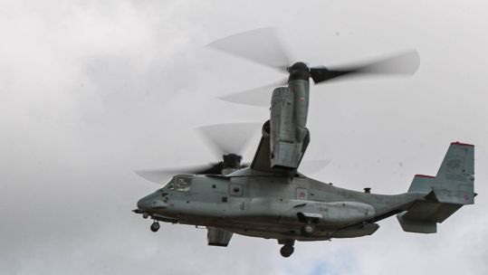 US Marine Corps MV-22B Osprey tiltrotor aircraft with Marine Medium Tiltrotor Squadron 363 Bloomsbury, Australia, 280723 CREDIT US DEPARTMENT OF DEFENSE