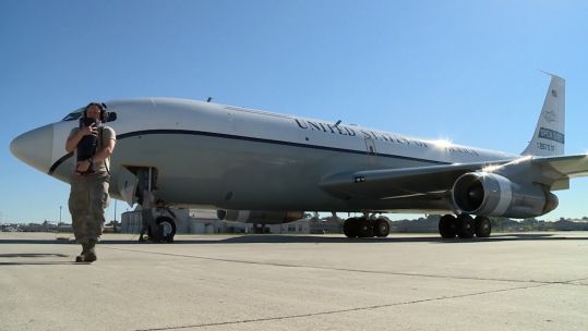 US Open Skies plane and film 240815 CREDIT US Dept Defense