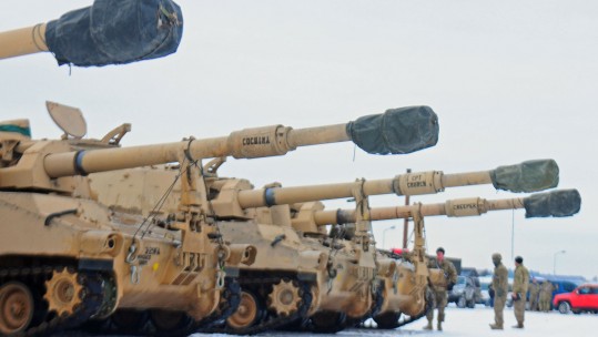 US Tanks Arriving In Europe