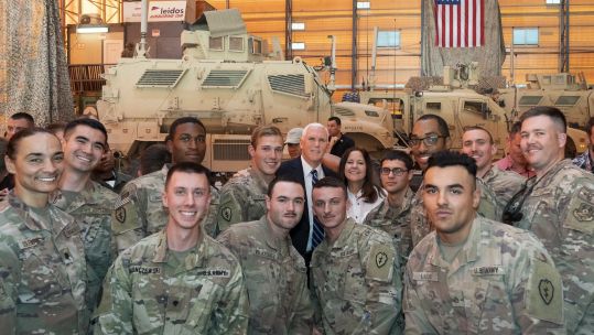 US Vice President Mike Pence makes unanounced visit to Iraq Credit Mike Pence Twitter