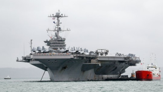 US aircraft carrier USS Harry S. Truman (Picture: PA).