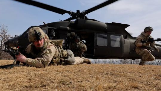 US personnel taking part in joint military exercise in South Korea