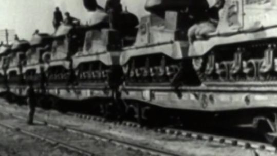 US tanks provided to the UK for the British battle against Gemany and Italy during the Second World War