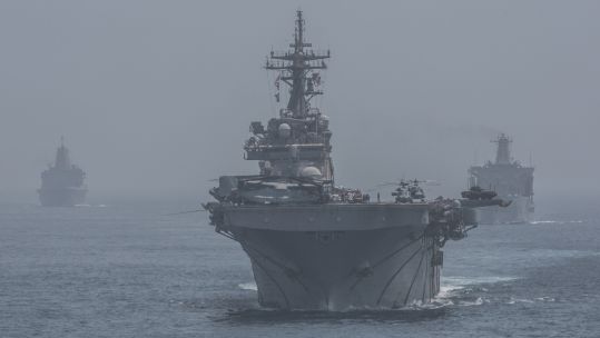 The US has deployed extra military assets to the Gulf amid rising tensions with Iran (Picture: US Department of Defense).