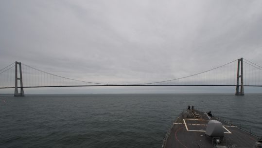 USS Carney Great Belt Bridge Denmark Danish Straits 1 050517 CREDIT US DEPARTMENT OF DEFENSE.jpg