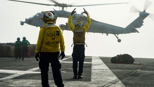 Sailor Gives Birth Aboard Aircraft Carrier