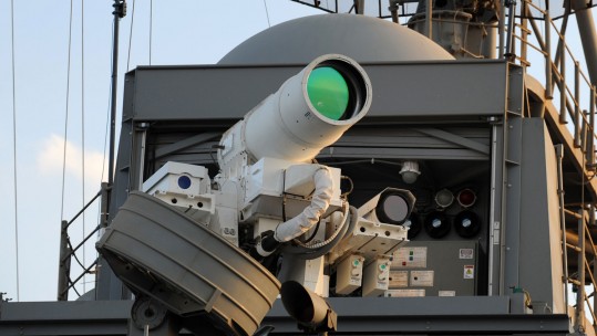 Laser Weapon System on USS Ponce 