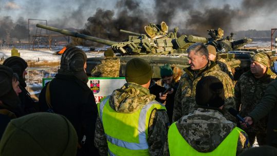 Petro Poroshenko Ukraine President CREDIT UKRAINE MOD
