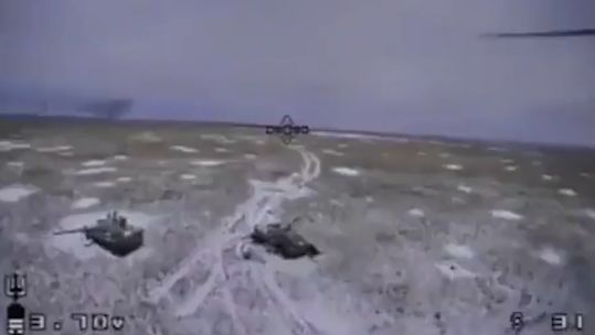 Ukraine kamikaze drone attack on Russian targets (Picture: Defense of Ukraine).