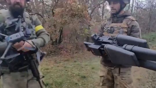 Ukraine's anti-drone gun EDM4S 05102022 CREDIT Ukrainian MOD