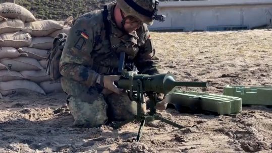 Ukraine's anti-tank mine being monitored by personnel (Picture: Bundeswehr).