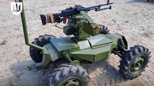 Ukraine's Armed Forces are deploying full-fledged robotic units  to the frontline (Picture: Ukraine MOD)