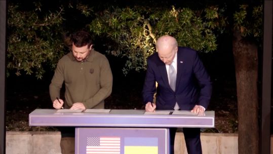 sky and US President Biden sign new 10-year defence agreement 140624 CREDIT Reuters