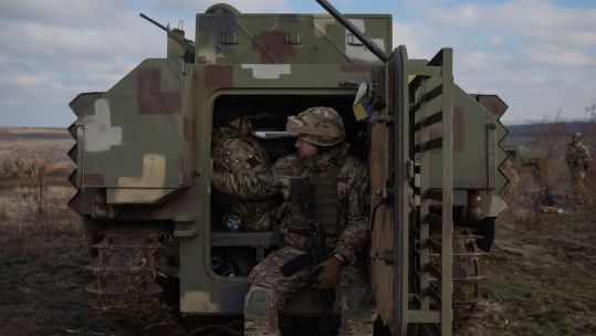 The fighting in Ukraine continues as world leaders push for a ceasefire (Picture: Alamy)