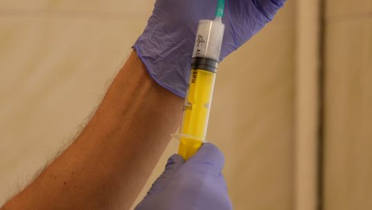Ukrainian ketamine clinic treating soldiers with PTSD 25112024 CREDIT BFBS