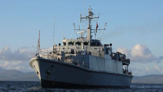 Ukrainian military sailors taking part in the multinational exercise Joint Warrior 23-II in UK 23102023 CREDIT Ukrainian Naval Forces