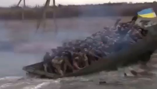 Ukrainian troops make breakthrough crossing key Dnieper River 17112023 CREDIT Ukraine MOD