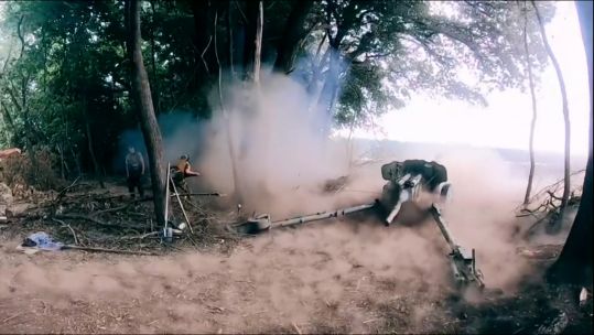 Ukrainians on a mission to recapture Kherson, destroying Russian equipment and key bridges 26072022 CREDIT Ukrainian MOD