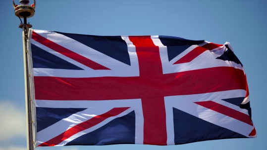The Union Flag also known as the Union Jack