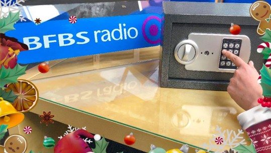 Unlocked Safe Forces Radio BFBS Germany Christmas Competition Festive