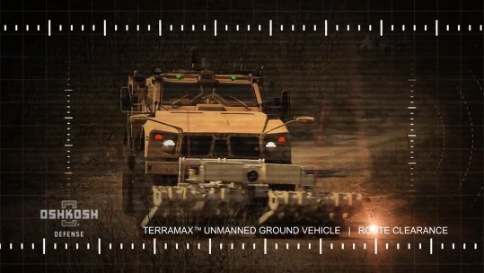 Unmanned Vehicle - Terramax CREDIT OSHKOSH