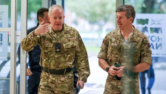 CDS and FSL visit Navy Command HQ