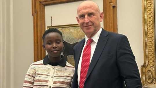 15102025 Niece of Agnes Wanjiru meets with John Healey 