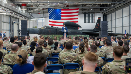 The small British contingent will embed within a US-led task force, made up of other international countries