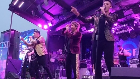 Rule The World on stage at RAF Marham for CSE