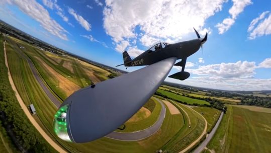 Vans RV-7 winner of SCHNEIDER TROPHY in the air CREDIT BEN POLWIN