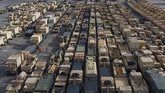 Cover Image: Vehicles and equipment are already being moved for the exercise (Picture: US Department of Defense).