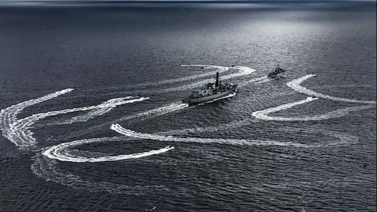 Cover image: Vessels taking place in Exercise Joint Warrior last year (Picture: MOD).