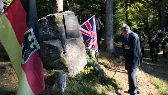 Veteran Visits Crash Site In Germany Credit RAF