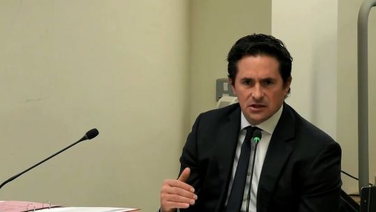 Veterans' Affairs Minister and former Army officer Johnny Mercer gives evidence to the Afghanistan Inquiry (Picture: PA Wire/PA Images).