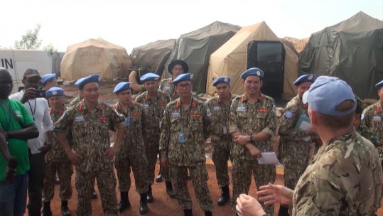 Vietnamese Hospital Unit Relieve RAF On UN Mission in South Sudan