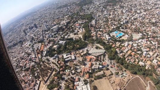 View of Cyprus Buffer Zone.