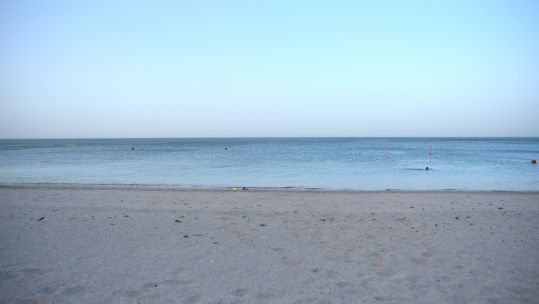 View of Gulf of Oman sea from Al Fujairah in United Arab Emirates