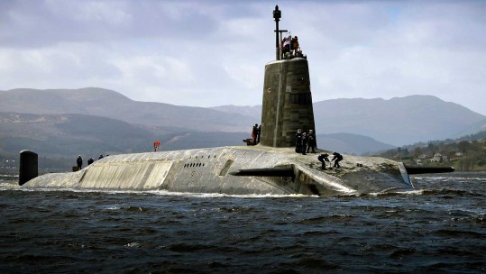 Library image: HMS Vigilant returns to Faslane 