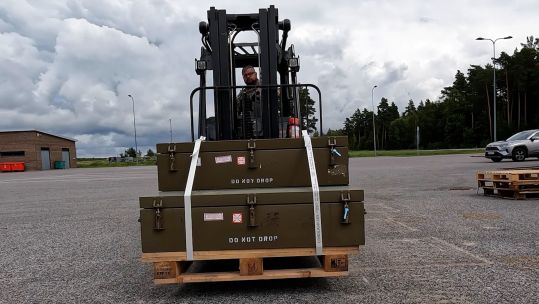 Vital significance of logistics on any RAF operation 14082023 CREDIT BFBS, Dave Op Azotize