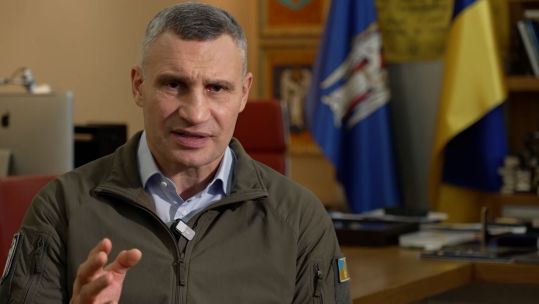 Vitali Klitschko, Mayor of Kyiv talks to FN about life in a city under fire 30112023 CREDIT BFBS