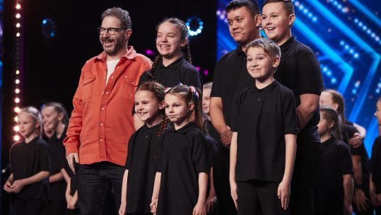 Voices of Armed Forces Children Choir on Britain's Got Talent 30042022 CREDIT ITV 