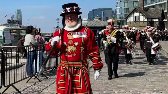 Volunteer Cadet Corps perform Ceremony of the Constable’s Dues at the Tower of London