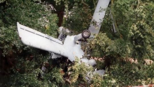 WK050 drone lay wrecked at the bottom of a tree after the crash 110819 CREDIT Crown Copyright.jpg 