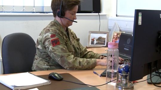 WO2 Yvonne Angus Service Police Liaison Officer 2 CREDIT BFBS