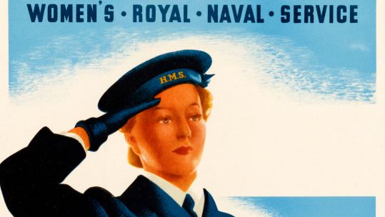 WREN Womens Royal Naval Service WW2 Female Forces Recruitment Poster CREDIT Incamerastock Alamy Stock Photo