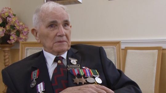 WWII veteran and former Japanese prisoner of war Jack Ransom 070820 CREDIT BFBS