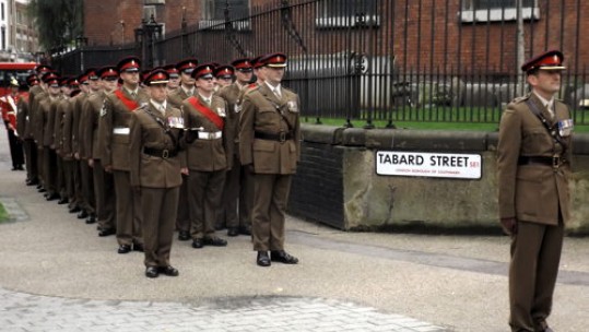 Princess of Wales’s Royal Regiment parade 