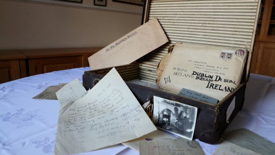 War letters unearthed in Belfast 181018 PA Images