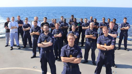 Warship Life At Sea HMS Duncan Credit: Channel 5